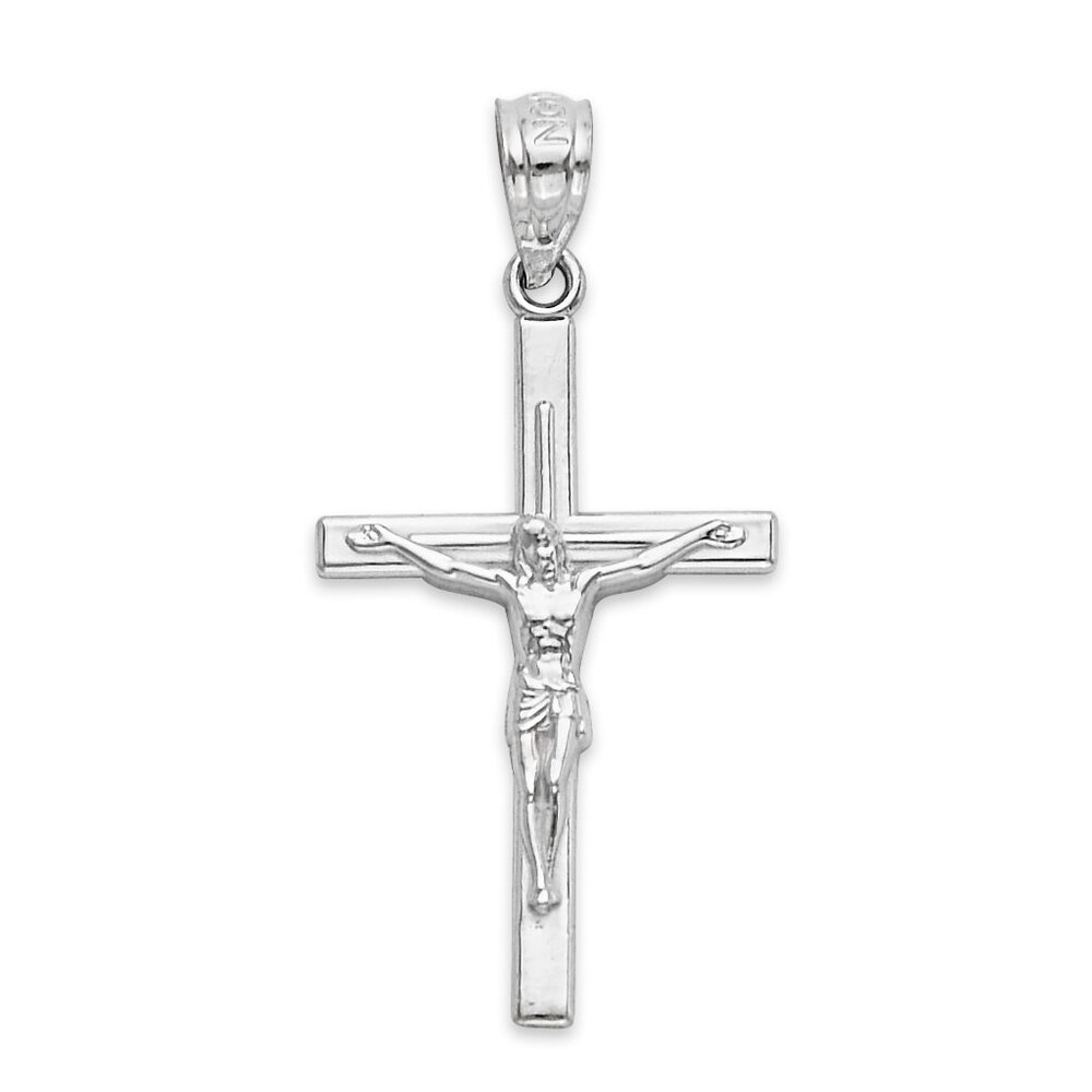 925 Silver Crucifix Pendant for Necklace, Sterling Silver Cross Necklace